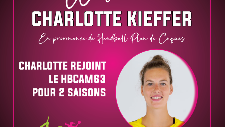 Charlotte Kieffer : Notre troisième recrue